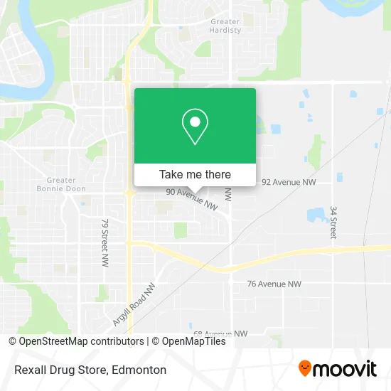 Rexall Drug Store map