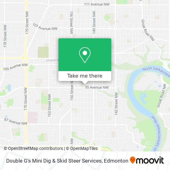 Double G's Mini Dig & Skid Steer Services map