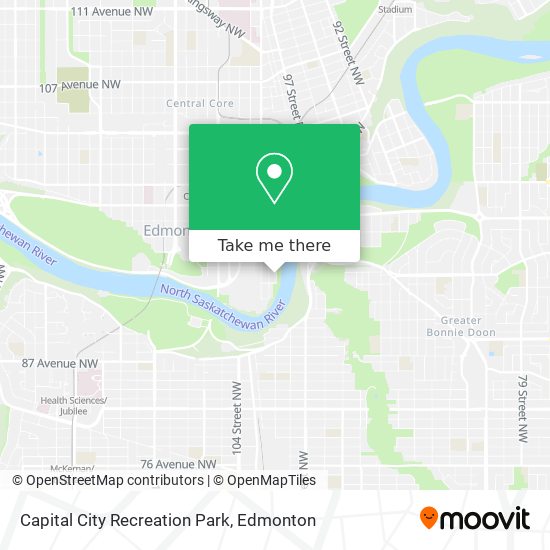 Capital City Recreation Park map