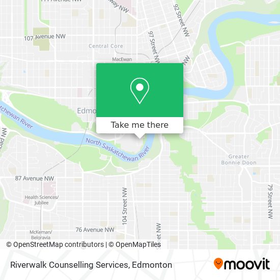 Riverwalk Counselling Services map