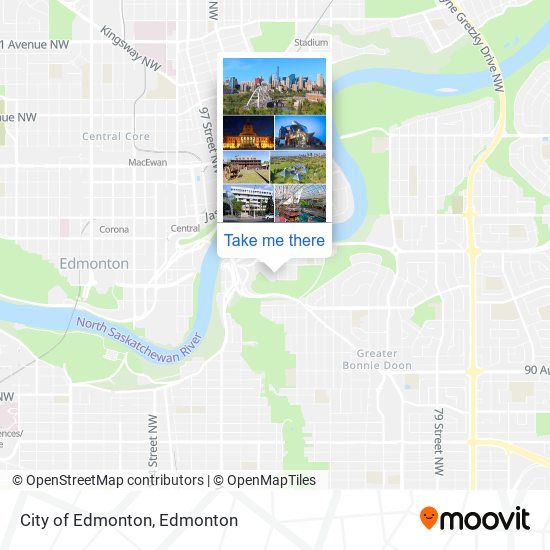 City of Edmonton map