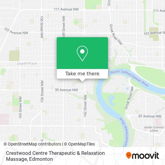Crestwood Centre Therapeutic & Relaxation Massage map