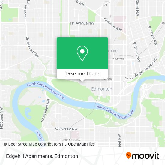 Edgehill Apartments map