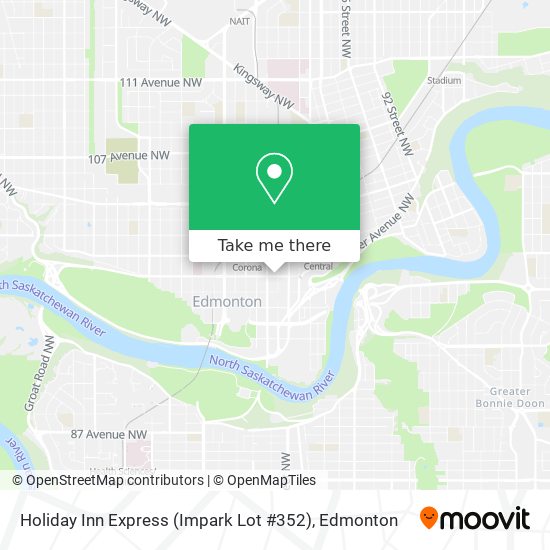 Holiday Inn Express (Impark Lot #352) map