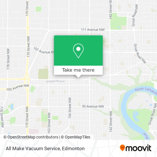 All Make Vacuum Service map