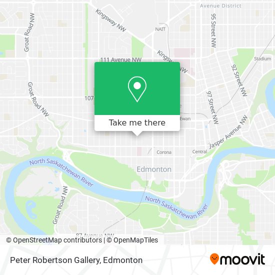 Peter Robertson Gallery map