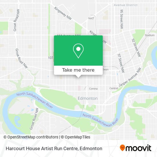 Harcourt House Artist Run Centre map