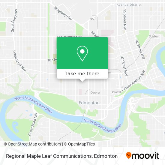Regional Maple Leaf Communications map