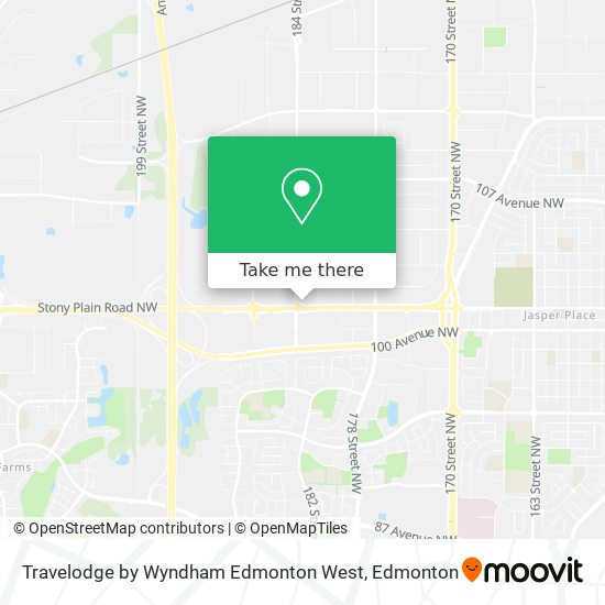 Travelodge by Wyndham Edmonton West map