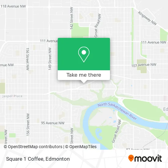 Square 1 Coffee map