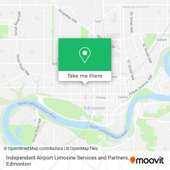 Independent Airport Limosine Services and Partners map