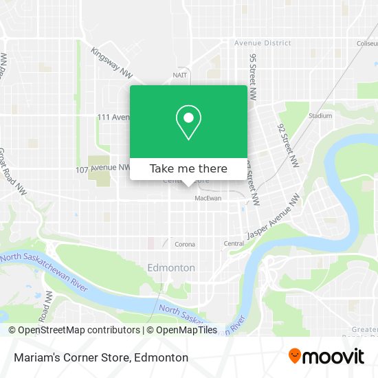 Mariam's Corner Store map