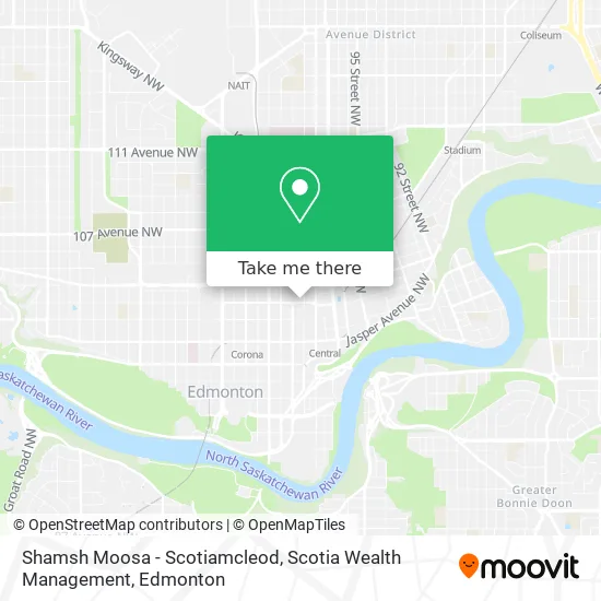 Shamsh Moosa - Scotiamcleod, Scotia Wealth Management map