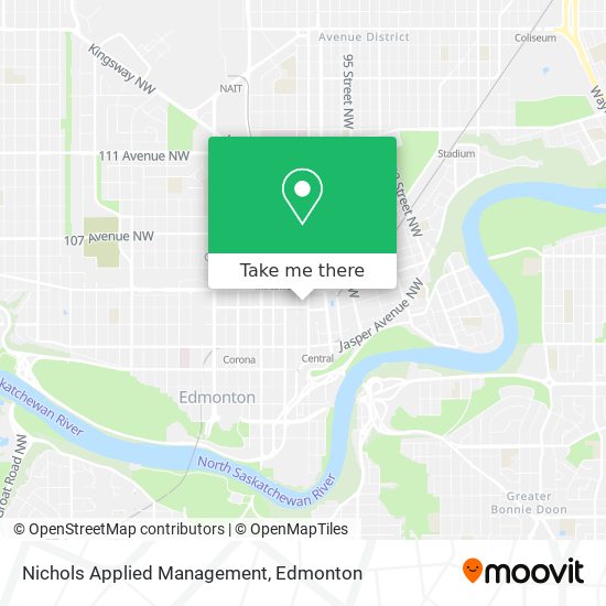 Nichols Applied Management map