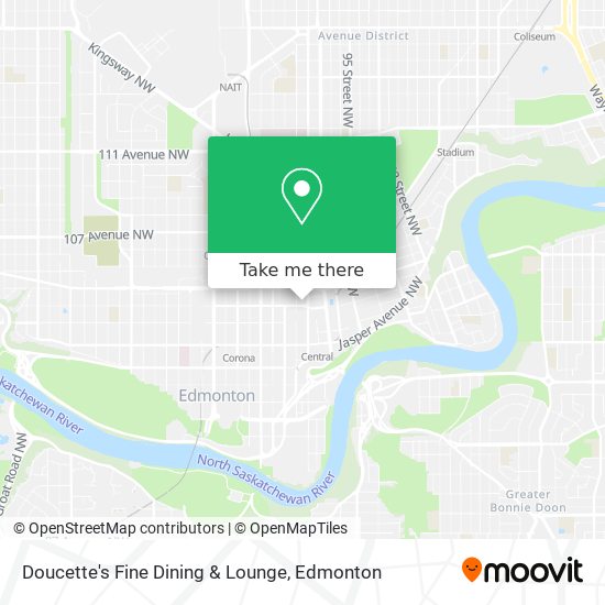 Doucette's Fine Dining & Lounge map