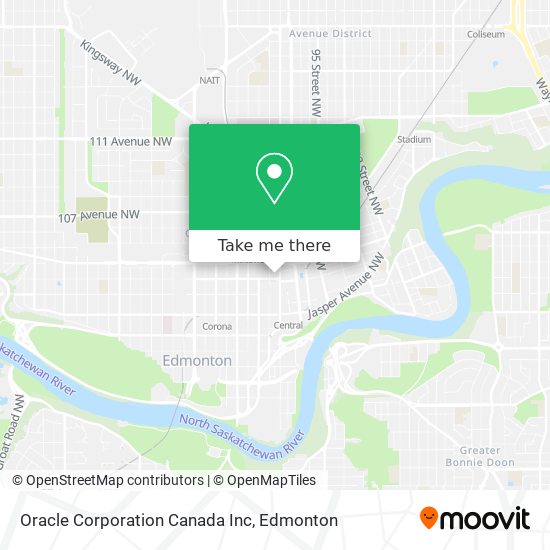 Oracle Corporation Canada Inc map