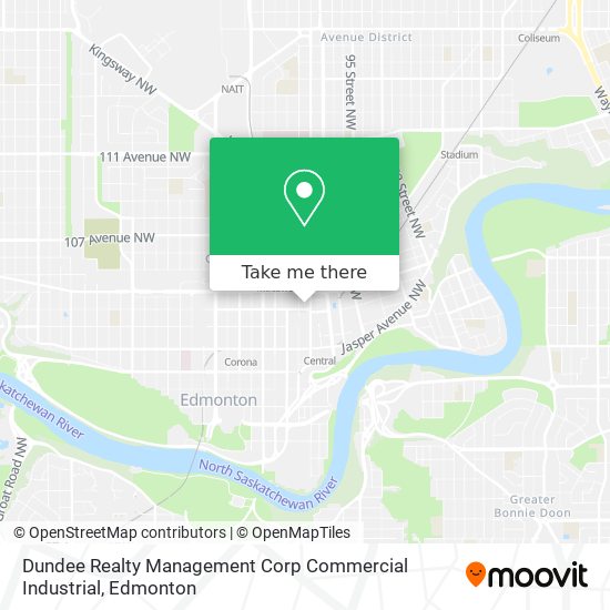 Dundee Realty Management Corp Commercial Industrial map