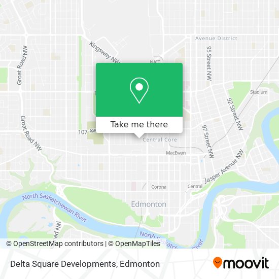 Delta Square Developments map