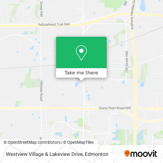 Westview Village & Lakeview Drive map