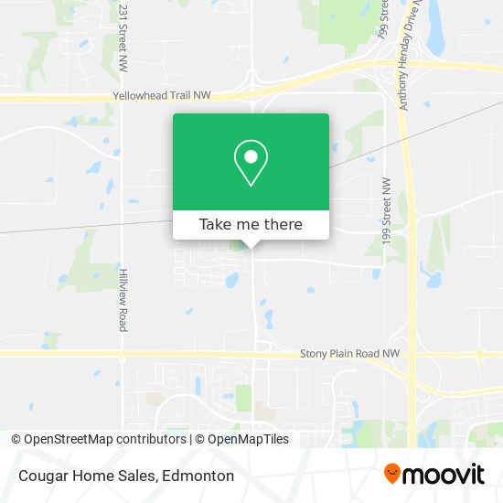 Cougar Home Sales map