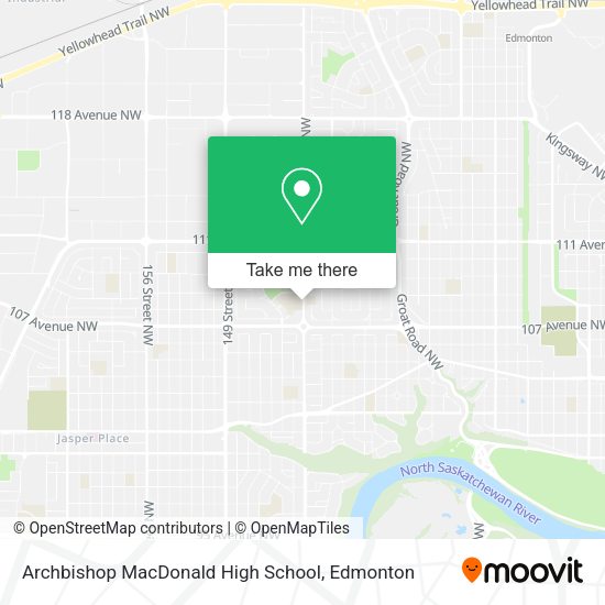Archbishop MacDonald High School map