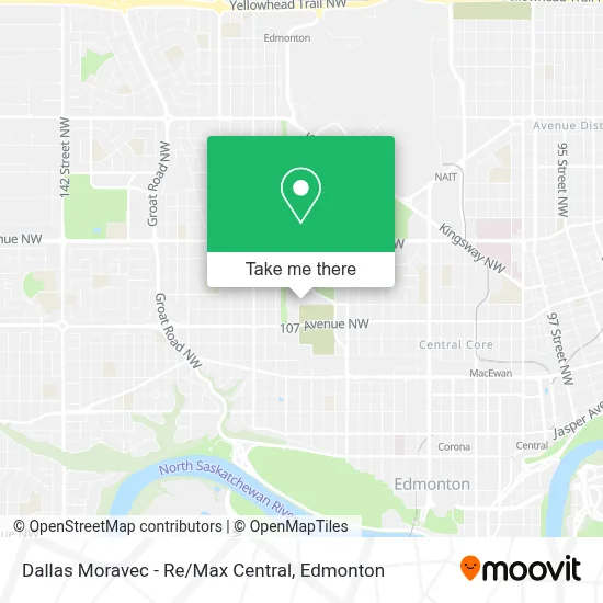 Dallas Moravec - Re / Max Central map