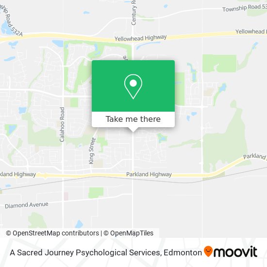 A Sacred Journey Psychological Services map