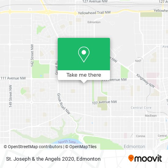 St. Joseph & the Angels 2020 map