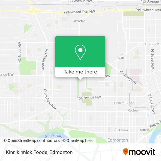 Kinnikinnick Foods map