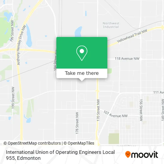 International Union of Operating Engineers Local 955 map