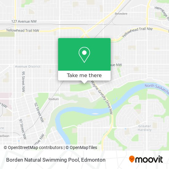 Borden Natural Swimming Pool map