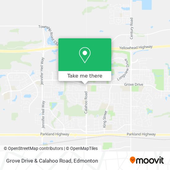 Grove Drive & Calahoo Road plan