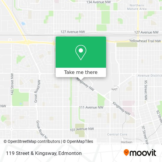 119 Street & Kingsway plan
