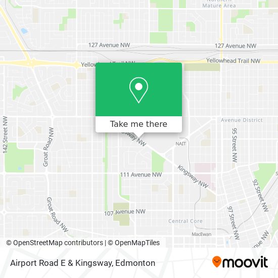 Airport Road E & Kingsway plan