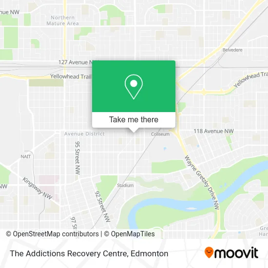 The Addictions Recovery Centre map
