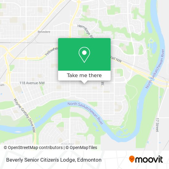 Beverly Senior Citizen's Lodge map