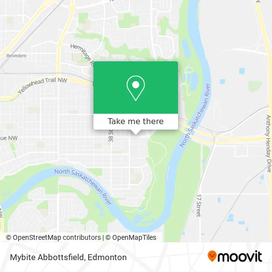 Mybite Abbottsfield map