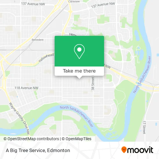 A Big Tree Service map