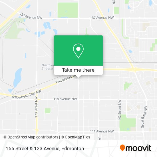 156 Street & 123 Avenue map