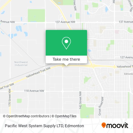 Pacific West System Supply LTD map