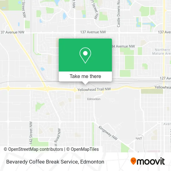Bevaredy Coffee Break Service map