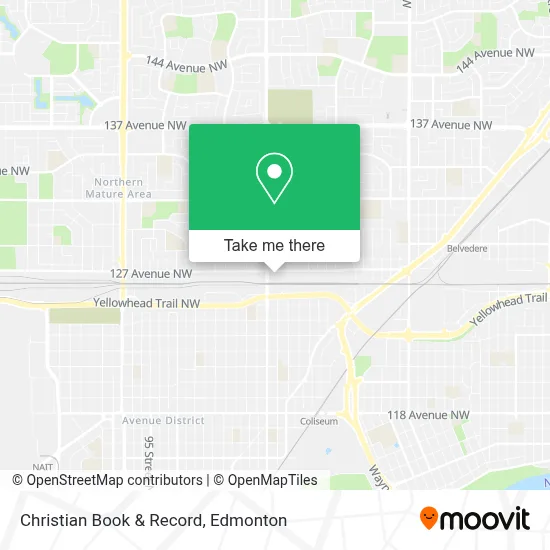 Christian Book & Record map