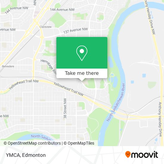 YMCA map