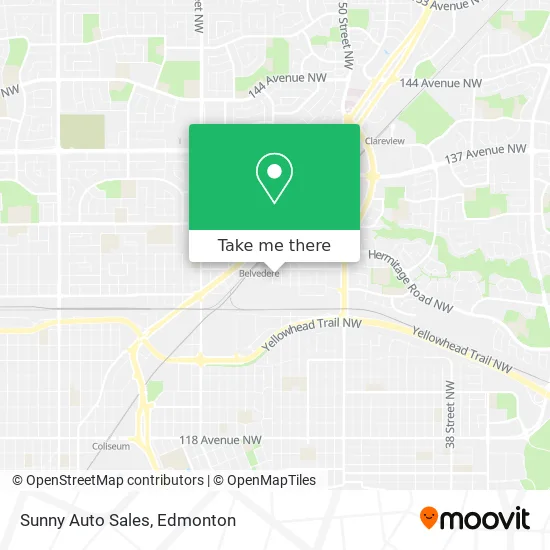 Sunny Auto Sales map