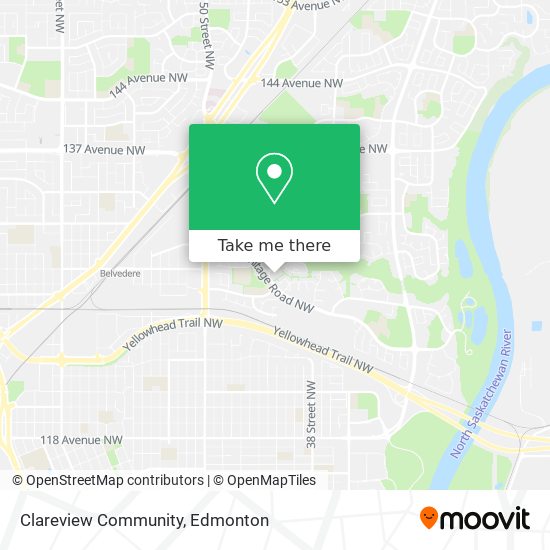 Clareview Community map