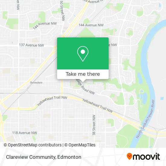 Clareview Community map