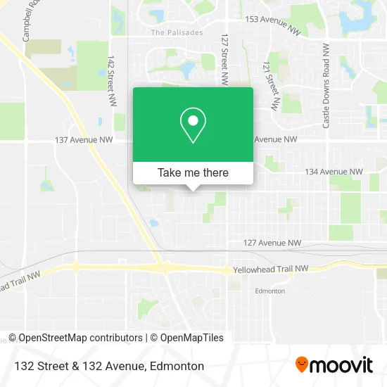 132 Street & 132 Avenue map
