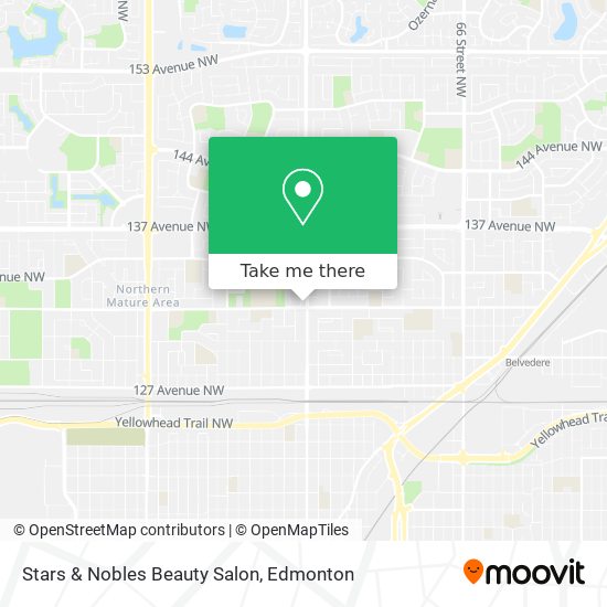 Stars & Nobles Beauty Salon map