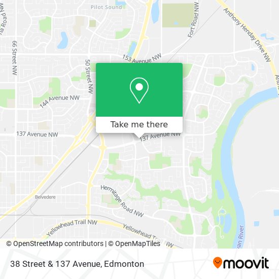 38 Street & 137 Avenue map