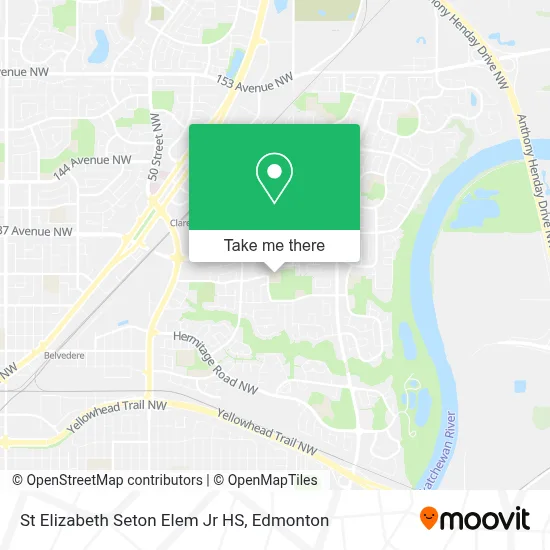 St Elizabeth Seton Elem Jr HS map
